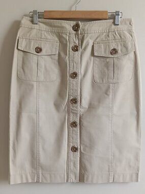 Banana Republic Safari Style Pencil Skirt US10